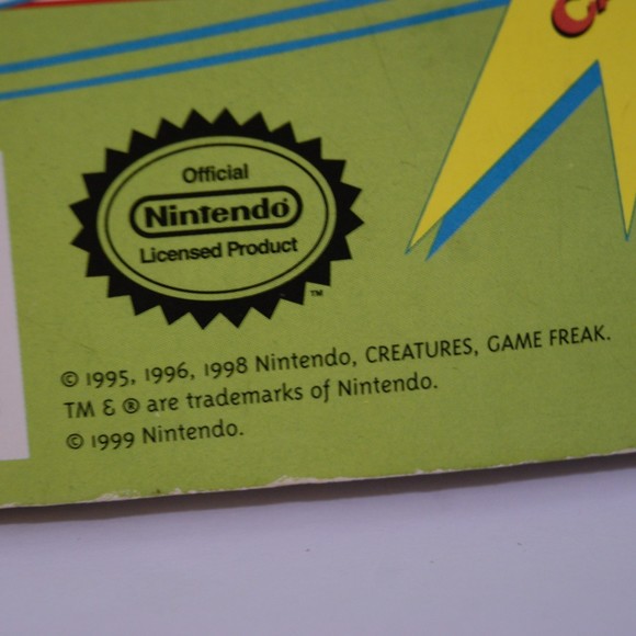 '99 The Official Pokemon Handbook Nintendo "Gotta Catch Em' All!" No Poster - Picture 10 of 10